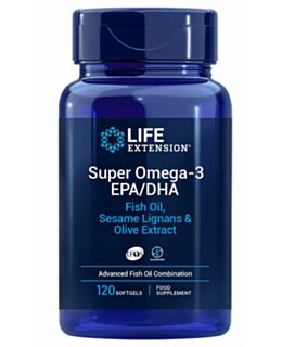 Super Omega-3 EPA/DHA with Sesame Lignans & Olive Extract 120